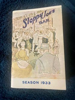 1933 Sloppy Joe’s Bar Cocktails Manual | Hemingway Collectible
