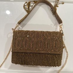 New | South Asia Gold Antique Bag