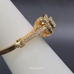 14k Yg Engagement Ring