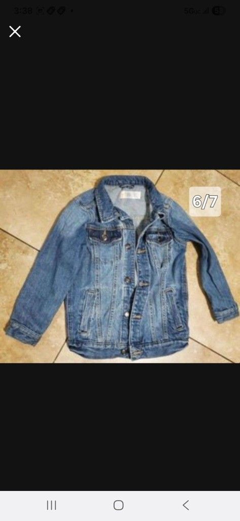 Jean Jacket 6/7 Boys
