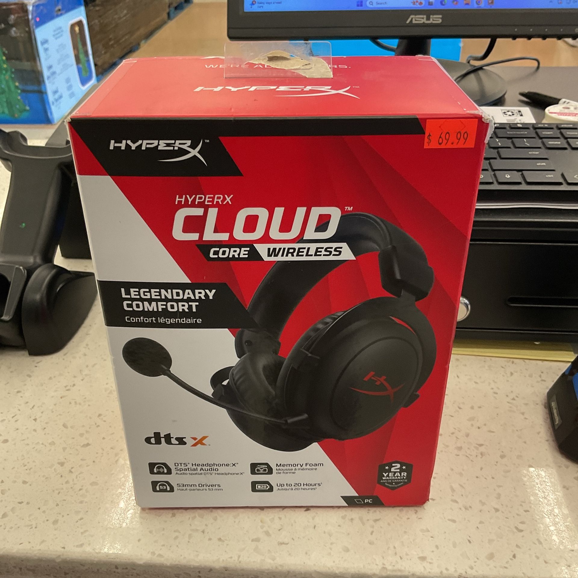 Hyperx Cloud Core Bluetooth Wireless Gaming Headset
