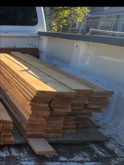 Cedar fence boards 1"x4"x6'