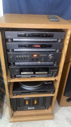 Sharp Speaker System-9700 High Power Stereo System With 5 Disc Muli-Play Cd Player