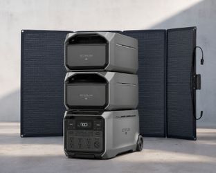 Delta Pro 3 with 2 batteries and 4000w Panel