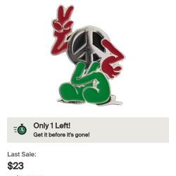 Supreme Peace Pin