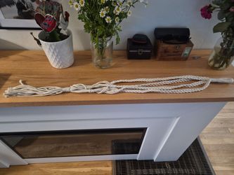 2 Macrame plant hangers