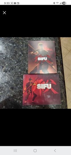 PS4 Sifu Steelbook Case and Art Book