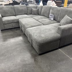 Sectional Convertible Sofa Set