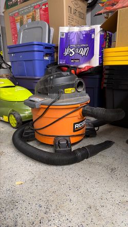 Ridgid wet/ dry vaccum