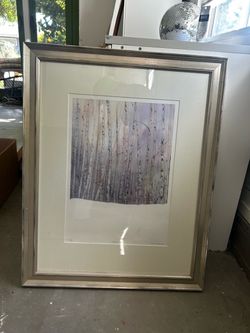 Framed Birch Tree Watercolor Art Print