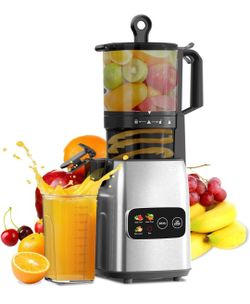 Cold Press Juicer, 5.4'' Wide Feed Chute Juicer Machines, Slow Masticating Juicer
