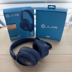 Brand New JLab JBuds Lux ANC Wireless Headphones, Cloud White, Hybrid Active Noise Cancelling, Customizable Sound, Spatial Audio Compatible SKU348-S1