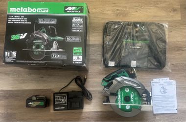 Metabo HPT 36V 7 1/4” circular saw kit