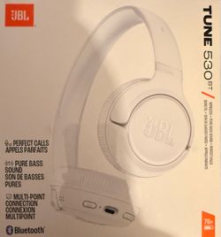 JBL Tune 530BT Wireless Headphones Bluetooth 76H Battery White
