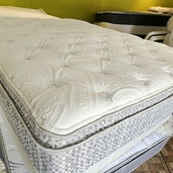 Mattress And Box Spring Queen Size 