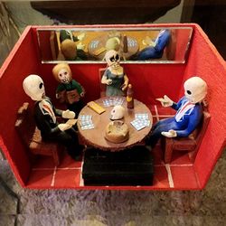 Vintage Authentic Mexican Handmade Mini- Diarama 