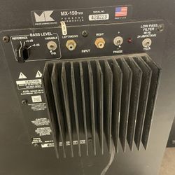 M&K MX-150THX Powered Subwoofer - THX Certified - Made in USA