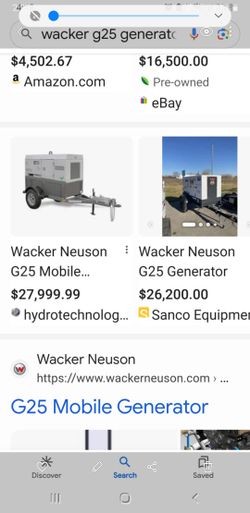 G25 Wacker Neuson 25kw Generator