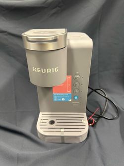 Keurig K-Express Essentials Plus, Iced and Hot Single-Serve K-Cup Pod Coffee Maker, Gray