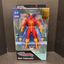 McFarlane DC Multiverse Digital Gold Label Red Tornado Figure NEW