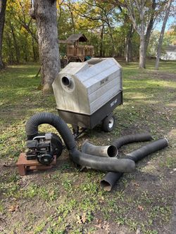Trac Vac leaf vacuum