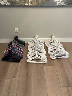 240 Variety Plastic Clothes Hangers- Closet Hangers