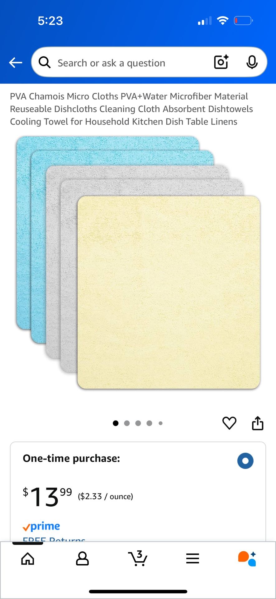 Micro Cloths Dishtowels