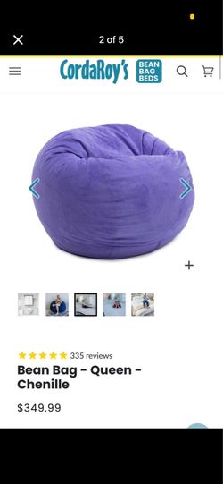 Cordaroy's Queen Convertible Bean Bag Chair