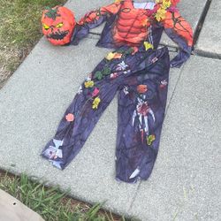 Scary Pumpkin Costume Halloween 