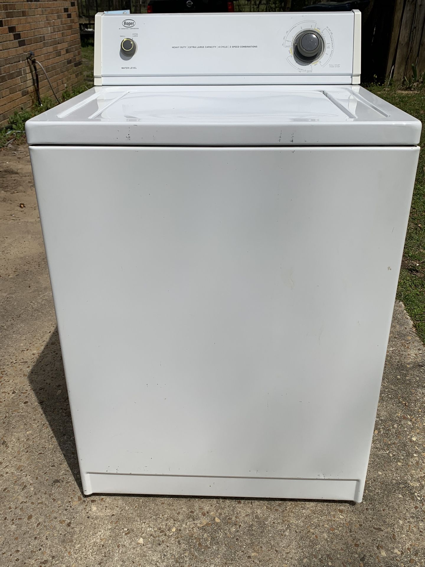 Heavy duty washer