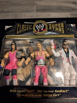 WWE Limited Edition figure 3-pack Bret Hart, Jim Neidhart, Jimmy Hart