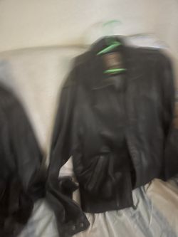 A Man Size Medium Leather Jacket