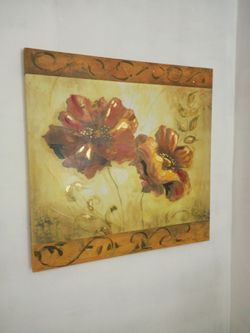 Floral Canvas Wall Art Painting