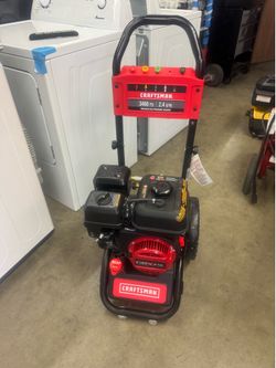 Pressure washer craftsman 3,400 psi