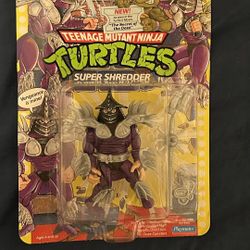 Vintage TMNT Super Shredder Action Figure 