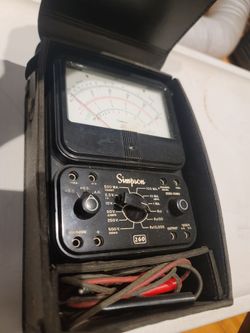 Simpson 260 Analog Handheld Multimeter AC/DC Voltage Current Resistance 500V