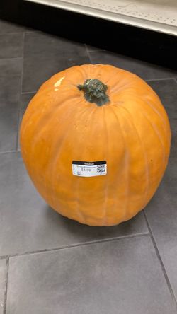 Large Artificial Orange Pumpkin Decoration
