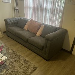 Bob’s Furniture Grey Couch