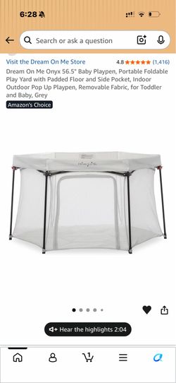 Dream on me baby playpen