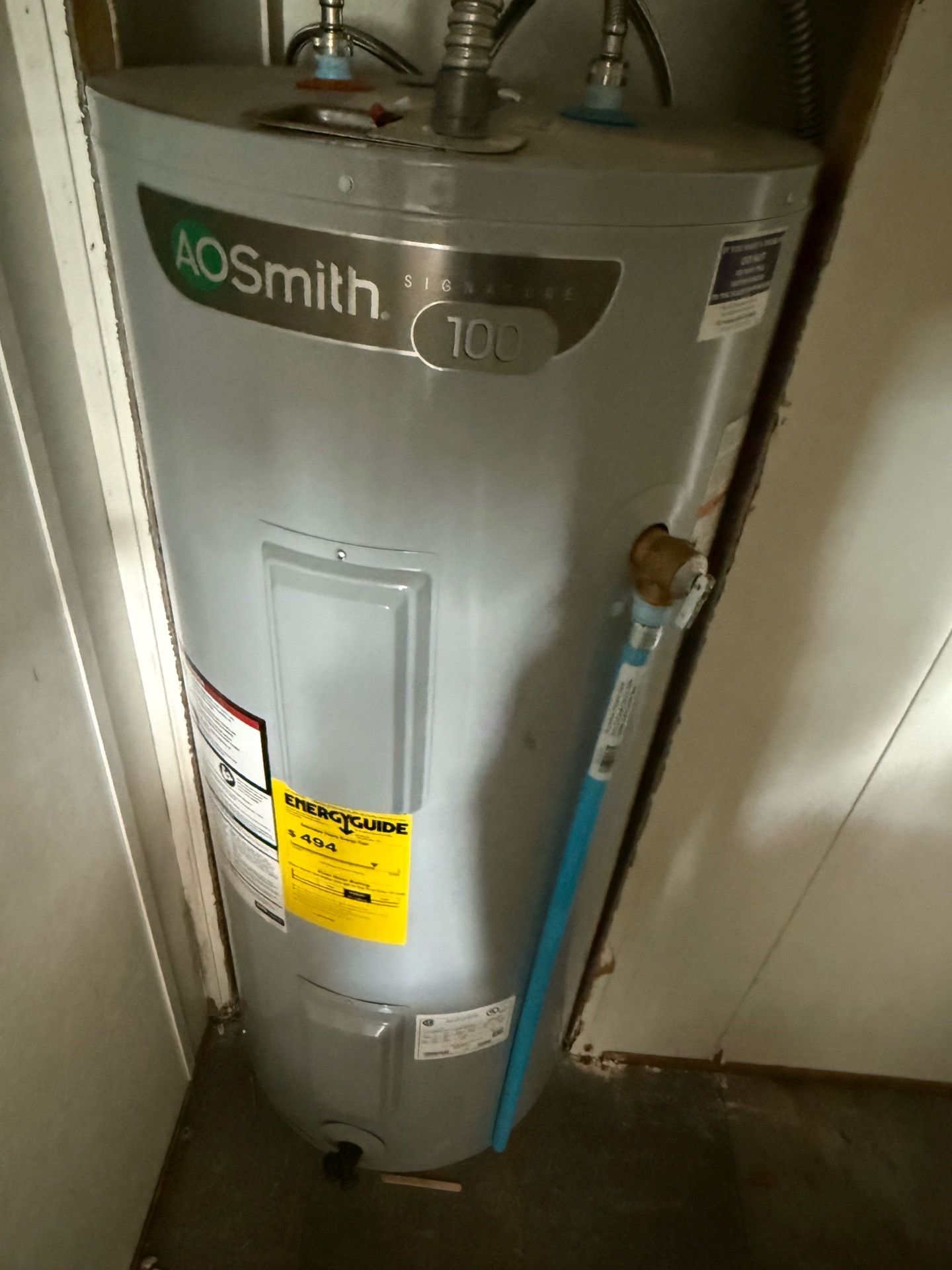 AO-Smith signature 100 water heater