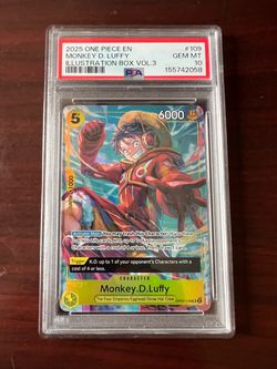 One Piece Monkey D. Luffy OP07-109 PSA 10 Gem Mint card tcg Pokemon