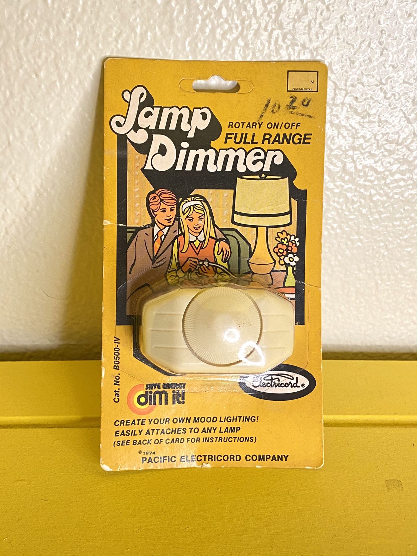 Vintage 1974 Lamp Dimmer Brand New
