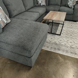 New Plush Gray Sectional