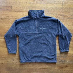 Vintage Space Needle Tahoe Fleece Pullover Medium Made in USA Zip Up Seattle Souvenir 