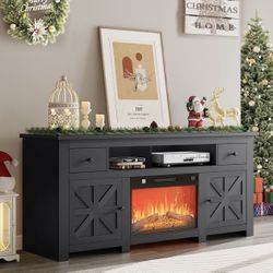 Fireplace Tv stand 70”