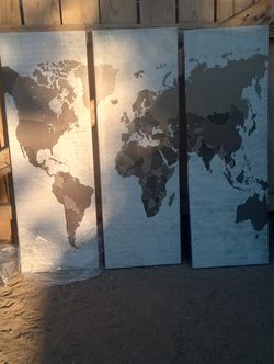 Wall Frame Map