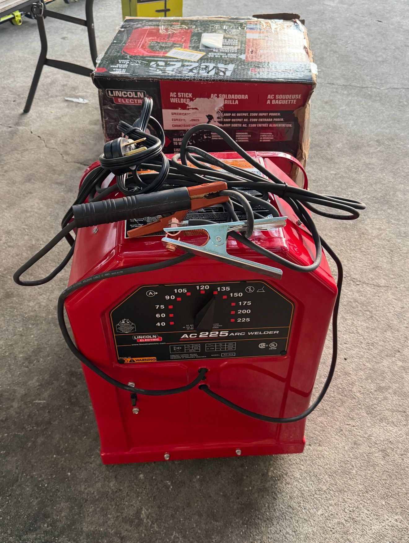 Lincoln Electric 225 Amp Arc/Stick Welder AC2255, 230V