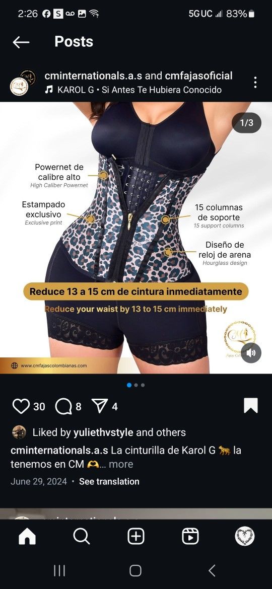 Cinturilla De Karol G
