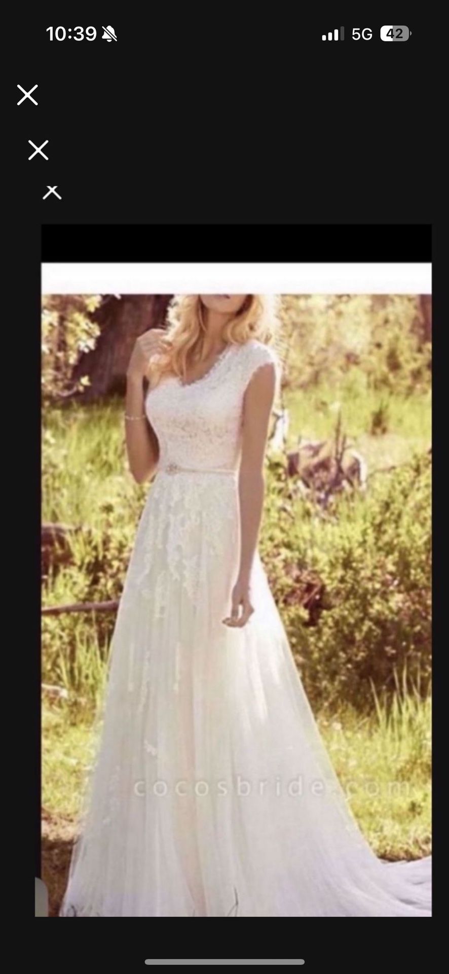 WEDDING DRESS NEW