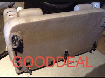 02 03 04 05 06 Cadillac Escalade ESV Third 3rd Row Seat Tan Leather